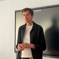 Сергей Богданов на встрече с гимназистами в рамках проекта «От Гимназии к МГУ»